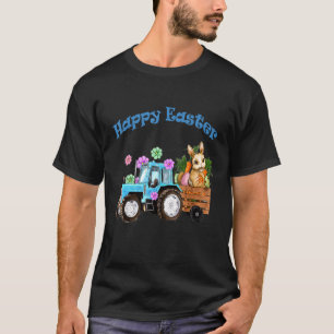T-shirt Tracteur de lapin mignonne ferme Carottes de chass