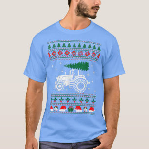 T-shirt Tracteur Douille de Noël moche T