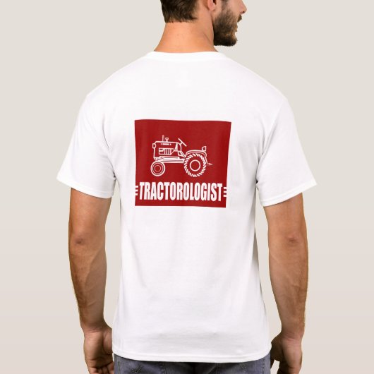 T-shirt Tracteur drôle (Dos)
