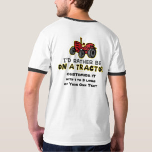 T-shirt Tracteur drôle