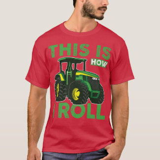 T-shirt Tracteur Lover Fermier Agricole Rancher d'aile Rét
