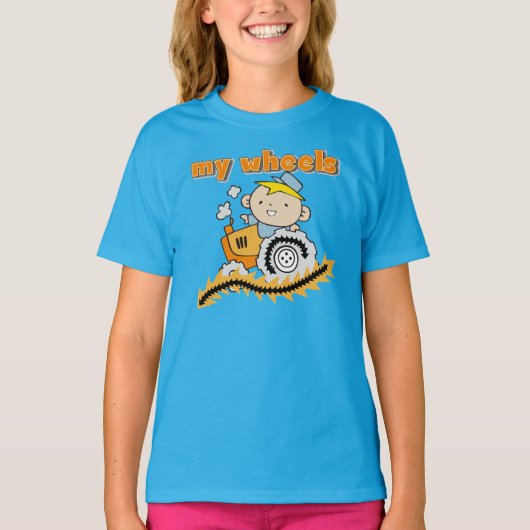 T-shirt Tracteur mes roues (Devant)