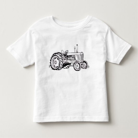 T-shirt tracteur pour enfants - Tee graphique de l (Devant)