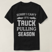 T-shirt Tracteur pour femmes Pulling Désolé Je ne peux pas (Design devant)