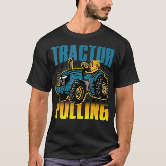T-shirt Tracteur Pulling et traction intégrale à traction  (Devant)