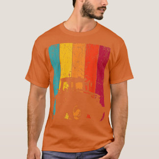 T-shirt Tracteur Rétro Tracteur Vintage Fermier Tracto