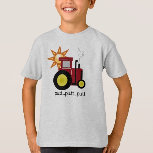 T-shirt Tracteur rouge (Devant)