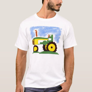 T-shirt Tracteur sous le ciel bleu