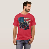 T-shirt Tracteur - style 1 (Devant entier)