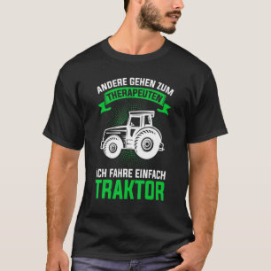 T-shirt Tracteur Thérapie Tracteur Conducteur Fermier