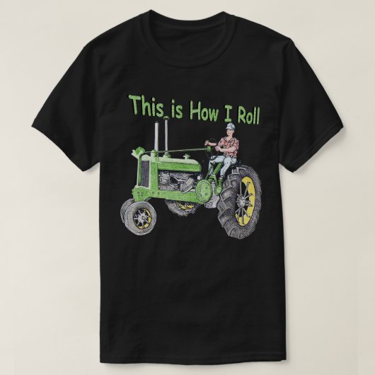 T-shirt Tracteur vintage (Design devant)