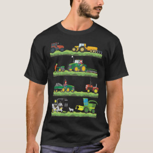 T-shirt Tracteurs de machines agricoles Véhicules agricole