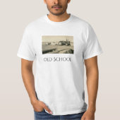 T-shirt Tracteurs de vieille école (Devant)