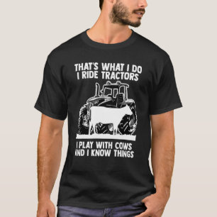 T-shirt Tracteurs Vache Humour Citation Génisse Boucher Ag