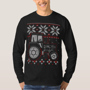 T-shirt Tractor Lover Vilain pull de Noël, Farmer Farmi
