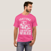 T-shirt Tractors Are Like Potato Chips Funny Tractor (Devant entier)