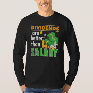T-shirt Trader Bourse Commerce Dividendes Sont Mieux T