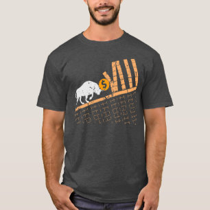 T-shirt Trader Crypto Asset Trader Bull Trend Art