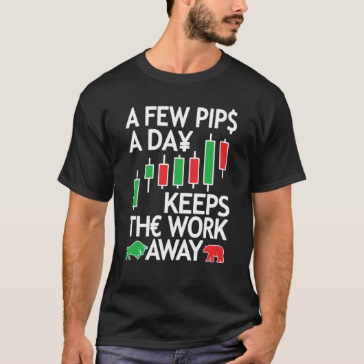 T-shirt Trader de devises de trading Forex & Day Traders F (Devant)