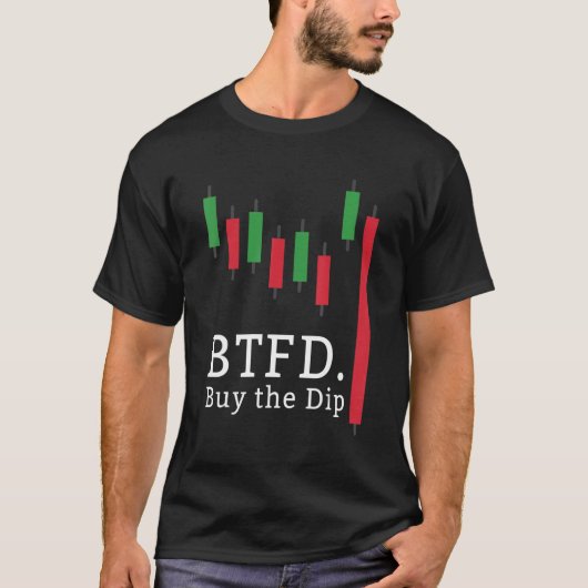 T-shirt Trader de graphique de Stock de finance de crypto- (Devant)
