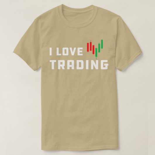 T-shirt Trader J'aime le trading (Design devant)