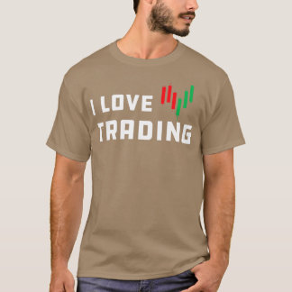 T-shirt Trader J'aime le trading
