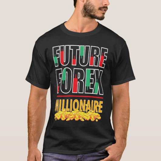 T-shirt Trader le Marché des Changes Trader Avenir Forex M (Devant)