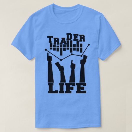 T-shirt Trader Vie Stock Forex Trader (Design devant)