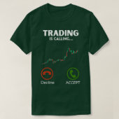 T-shirt Trading appelle Stock Markets Day Trader Bull M (Design devant)