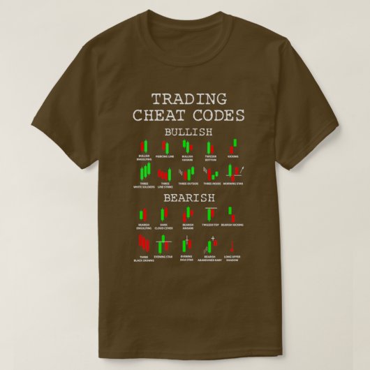 T-shirt Trading Cheat Codes Bullish Market Bearing (Design devant)