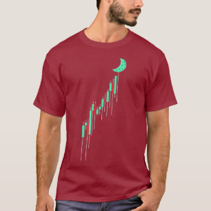 T-shirt Trading Hodl Crypto Stock Graphique À La Lune