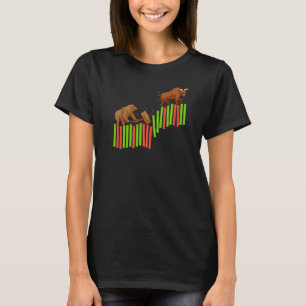 T-shirt Trading Stock Marché Trader Bull Vs Bear I