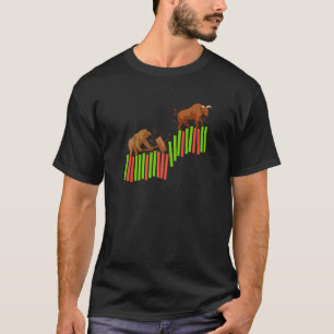 T-shirt Trading Stock Marché Trader Bull Vs Bear I