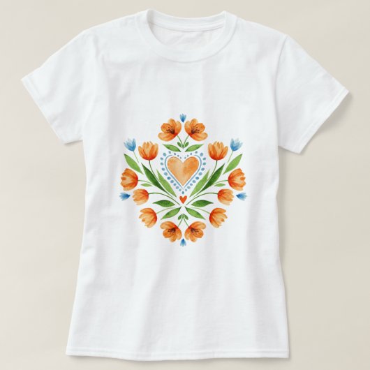 T-shirt Traditional Polish folk art (Design devant)