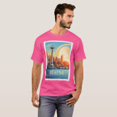 T-shirt Traditionnel de Seattle (Devant entier)