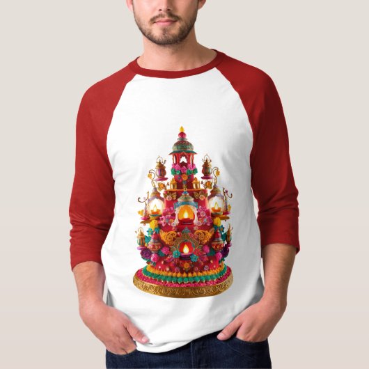 T-shirt Traditions de Diwali (Devant)