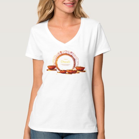 T-shirt Traditions de Diwali (Devant)