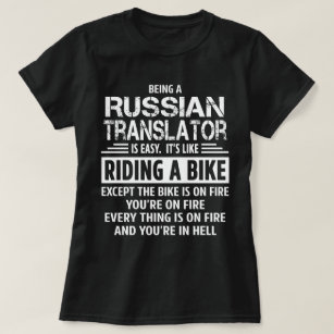 T-shirt Traducteur russe