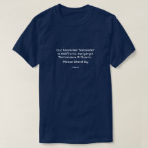 Traducteur universel - Une chemise MisterP
