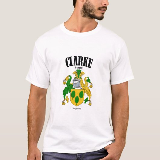 T-shirt Traduction et signification de la crête CLARKE (Devant)