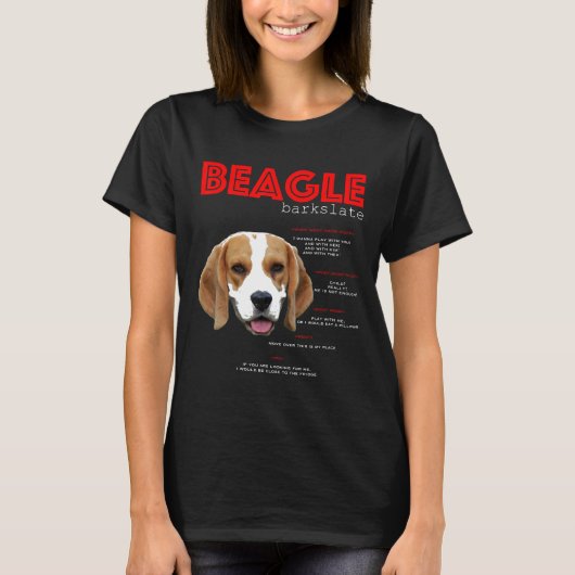 T-shirt Traduire beagle (Devant)
