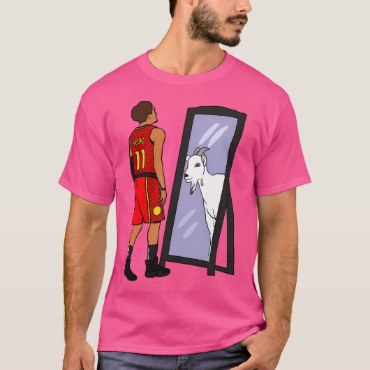 T-shirt Trae Young miroir chèvre (Devant)