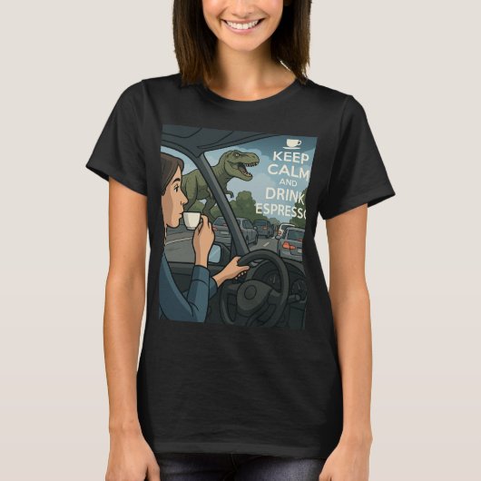 T-shirt Traffic Jam Dino (Devant)