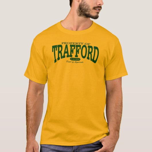 T-shirt Trafford Sqrls Grn w/engrish (Devant)