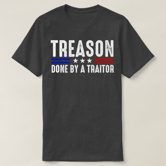 T-shirt Trahison faite par Trump (Design devant)