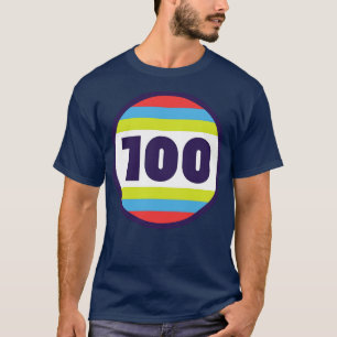 T-shirt Trail 100 Mile et cercle ultra-courant