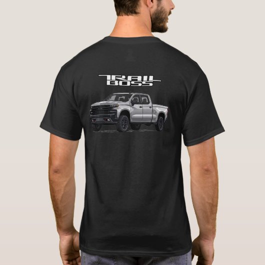 T-Shirt Trail Boss camion argent (Dos)