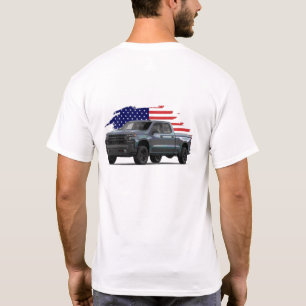 T-shirt Trail Boss camion patriotique American Flag T-Shir