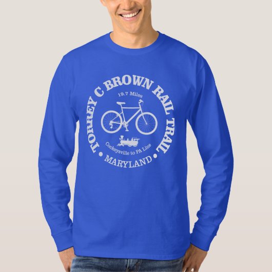 T-shirt Trail Brown Torrey C (cyclisme) (Devant)