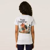 T-Shirt Trail Explorer Chat - Kids Adventure Tee (Dos entier)